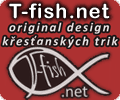 T-fish - originál design křesťanských trik